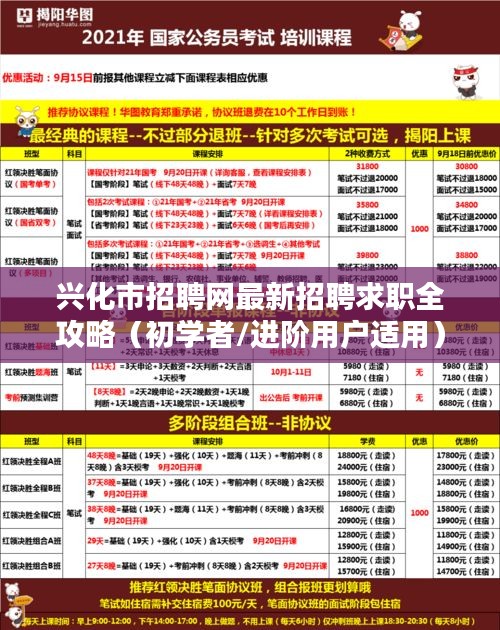 兴化最新招聘信息汇总